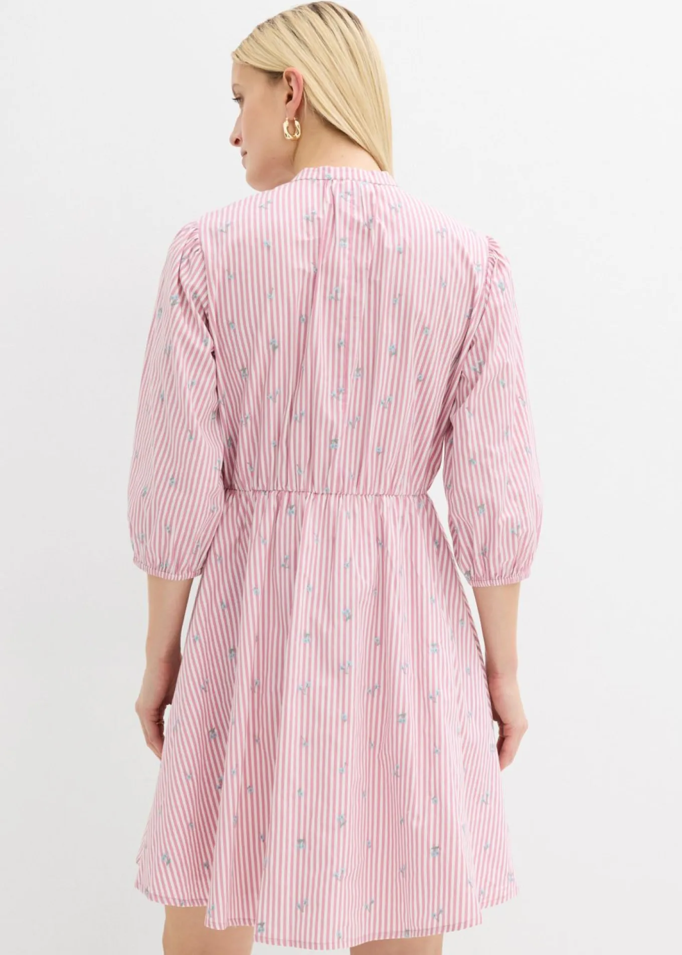 Vestido corto de algodón puro