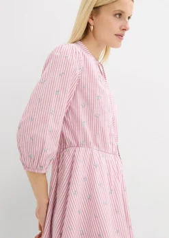 Vestido corto de algodón puro