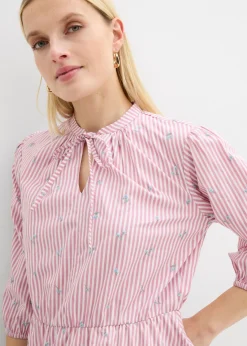 Vestido corto de algodón puro