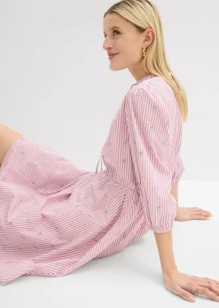Vestido corto de algodón puro