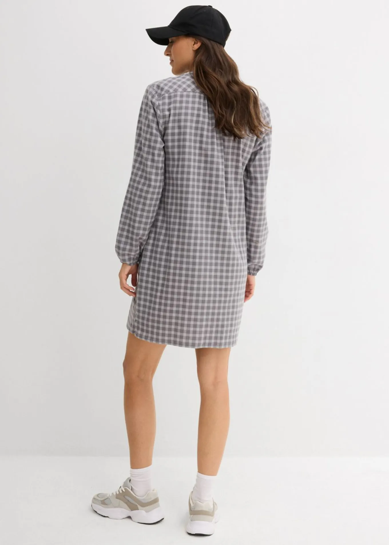 Vestido corto de algodón puro