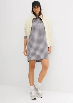 Vestido corto de algodón puro