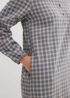 Vestido corto de algodón puro