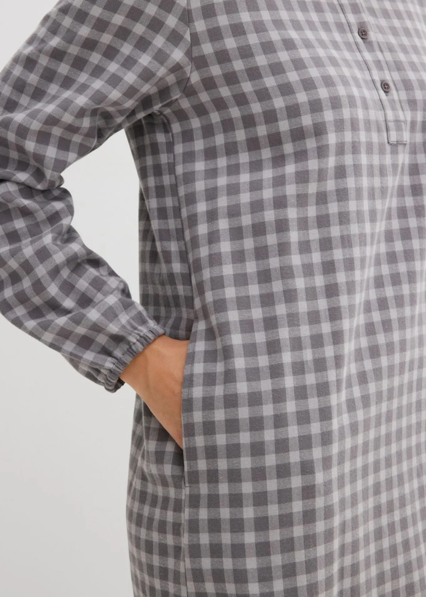 Vestido corto de algodón puro