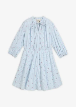Vestido corto de algodón puro