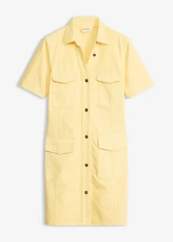 Vestido corto de algodón puro