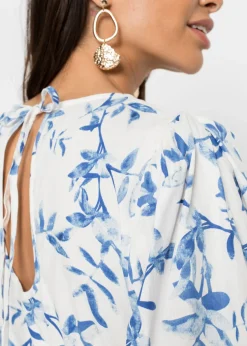 Vestido corto de algodón puro