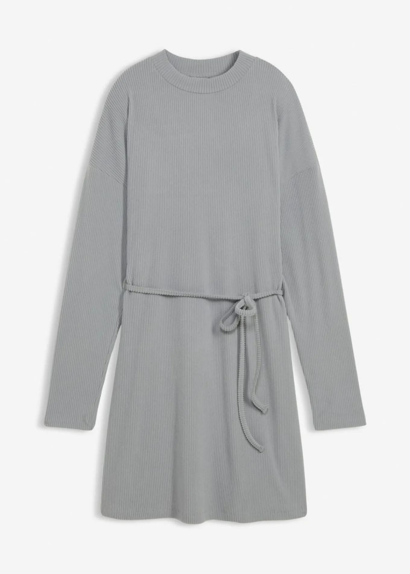 Vestido corto de canalé
