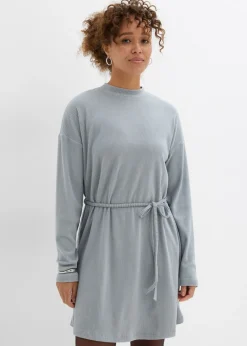 Vestido corto de canalé