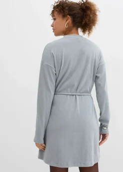 Vestido corto de canalé