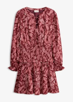 Vestido corto de crepé estructurado