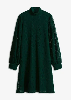 Vestido corto de encaje