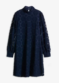 Vestido corto de encaje