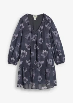 Vestido corto de gasa