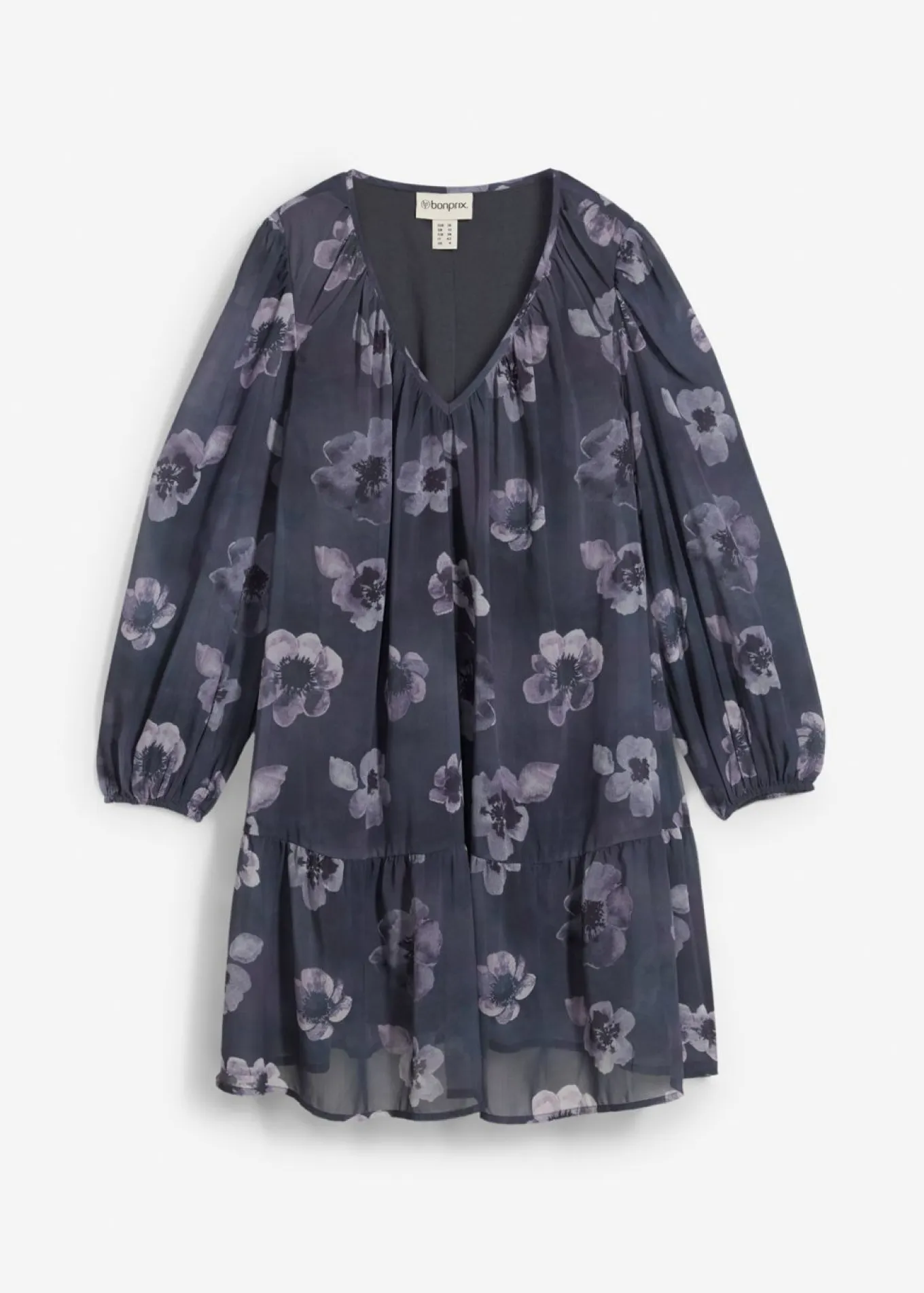 Vestido corto de gasa