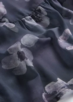 Vestido corto de gasa