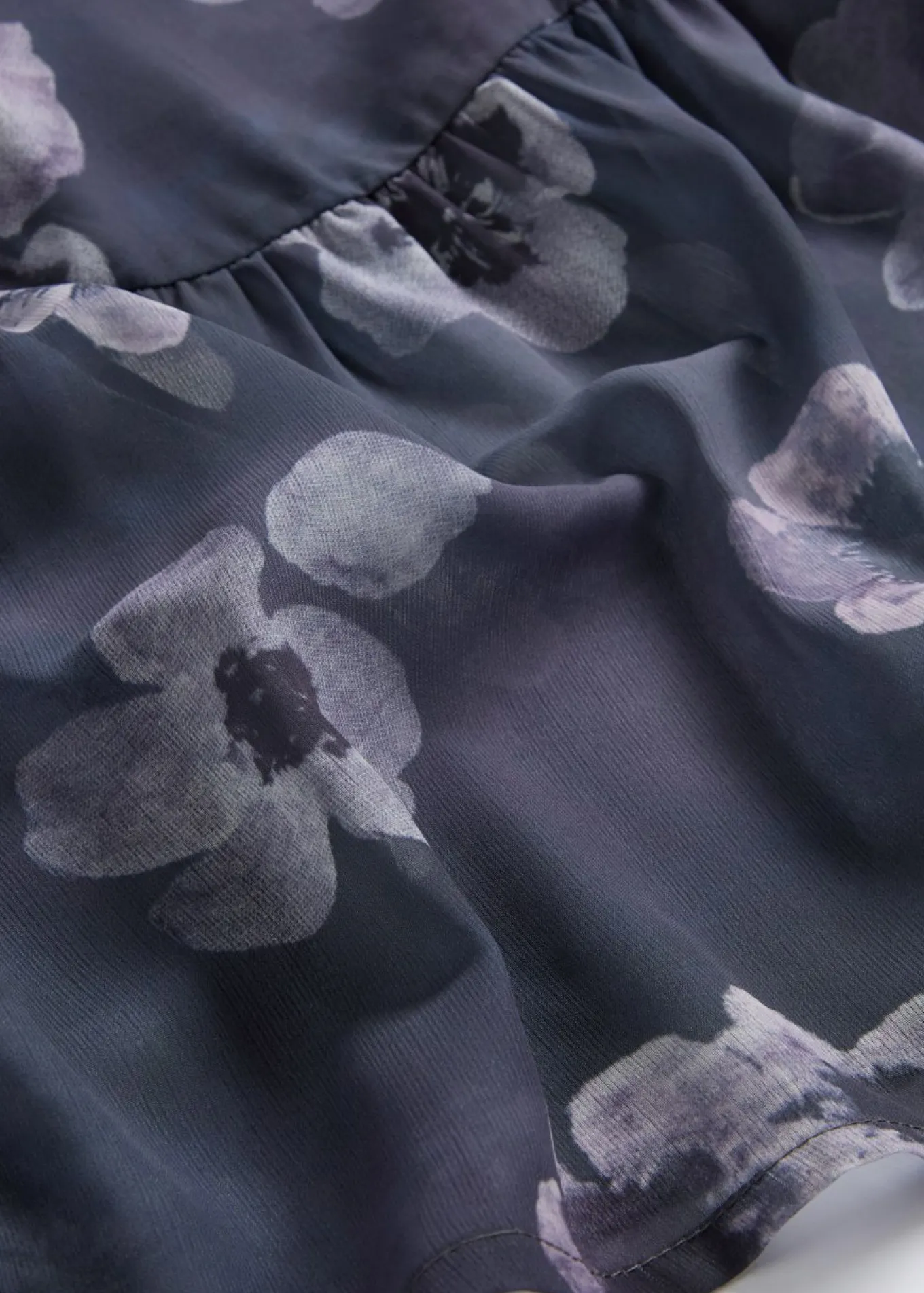 Vestido corto de gasa
