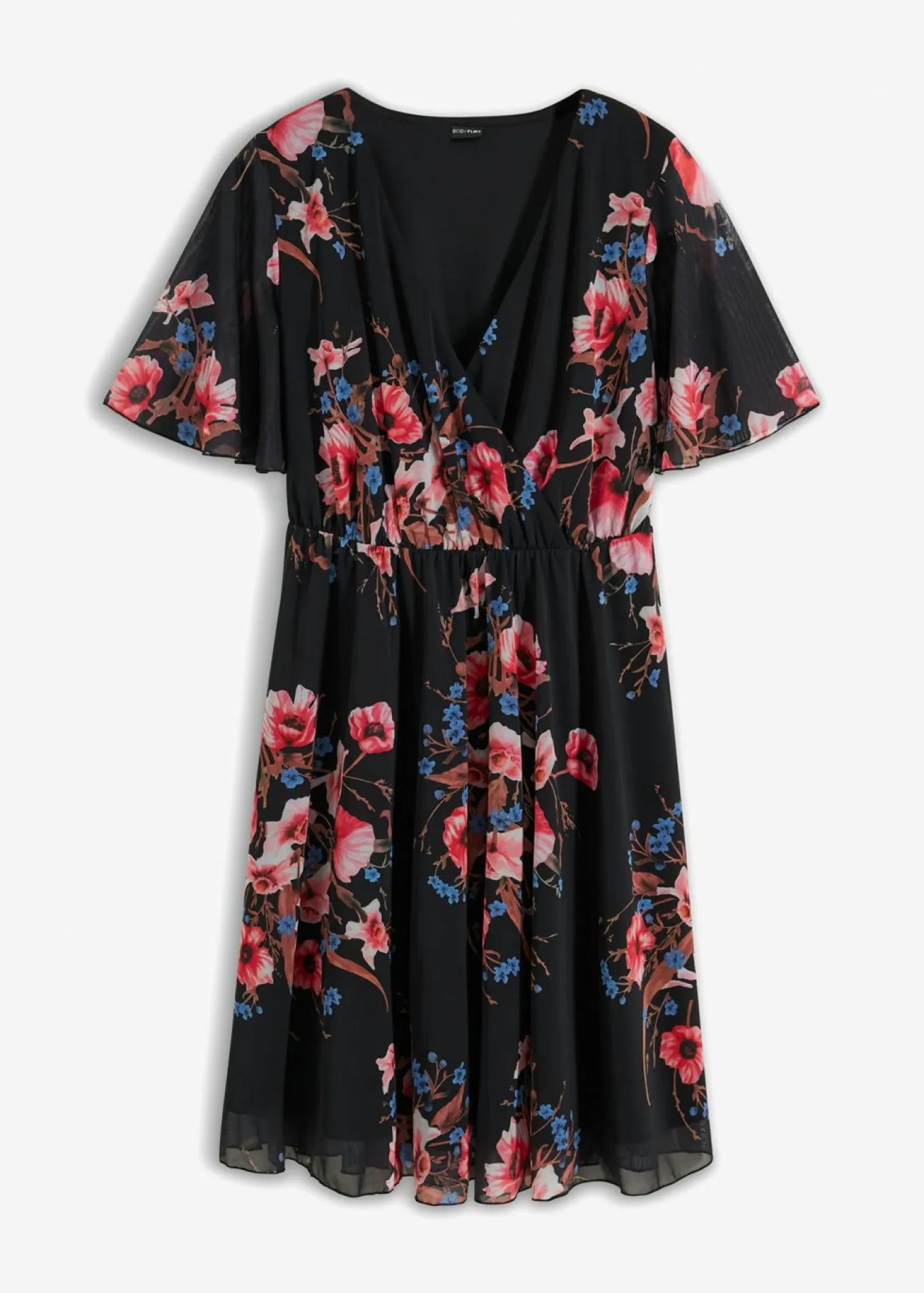 Vestido corto de malla