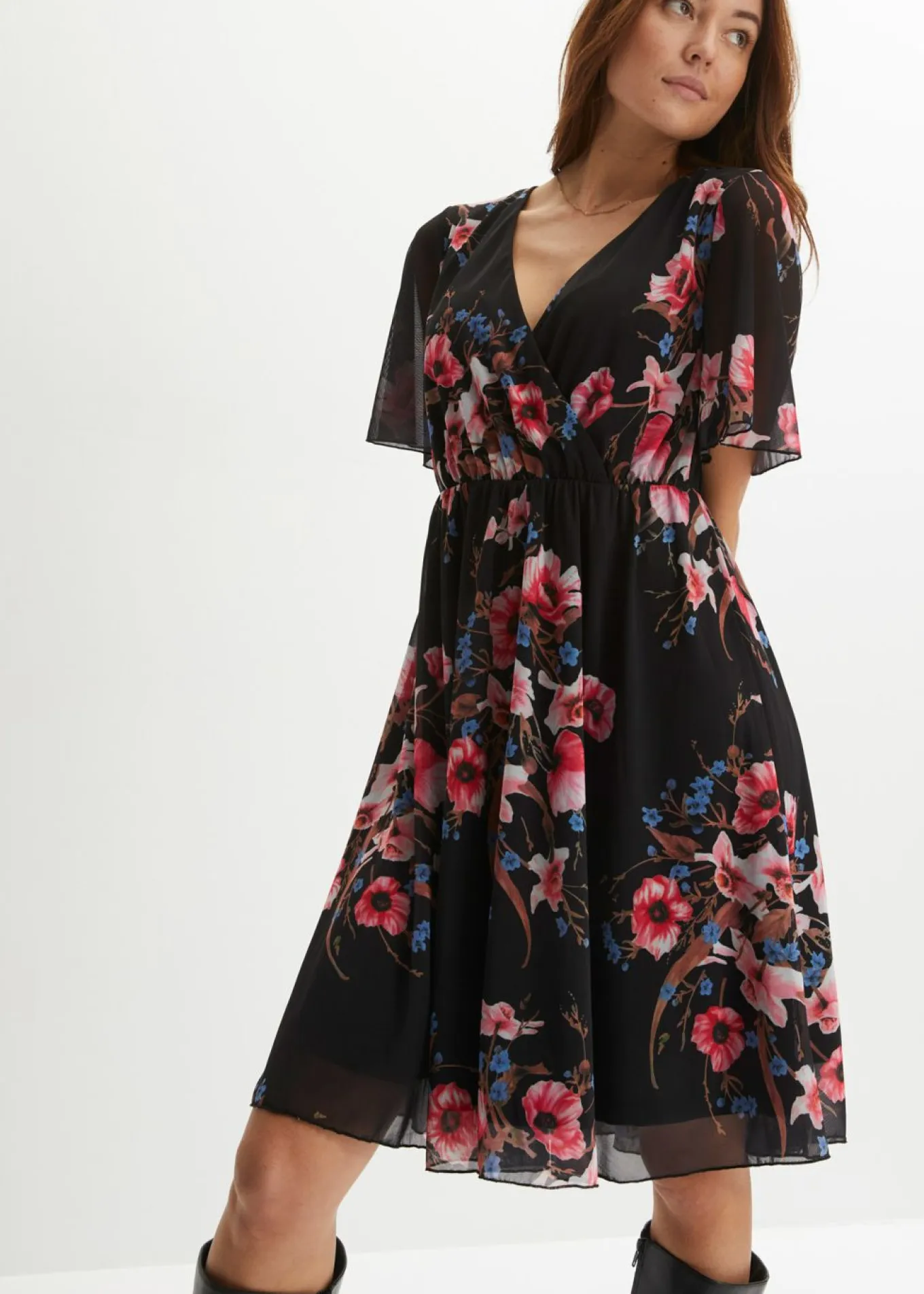 Vestido corto de malla