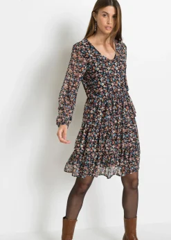 Vestido corto de malla