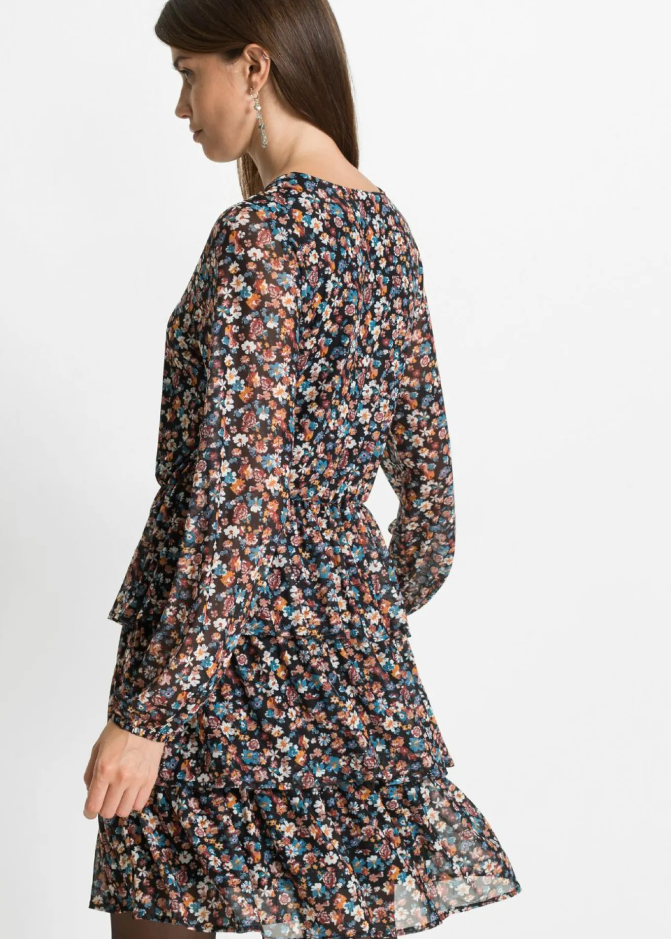 Vestido corto de malla