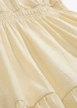 Vestido corto de mezcla de viscosa fluida
