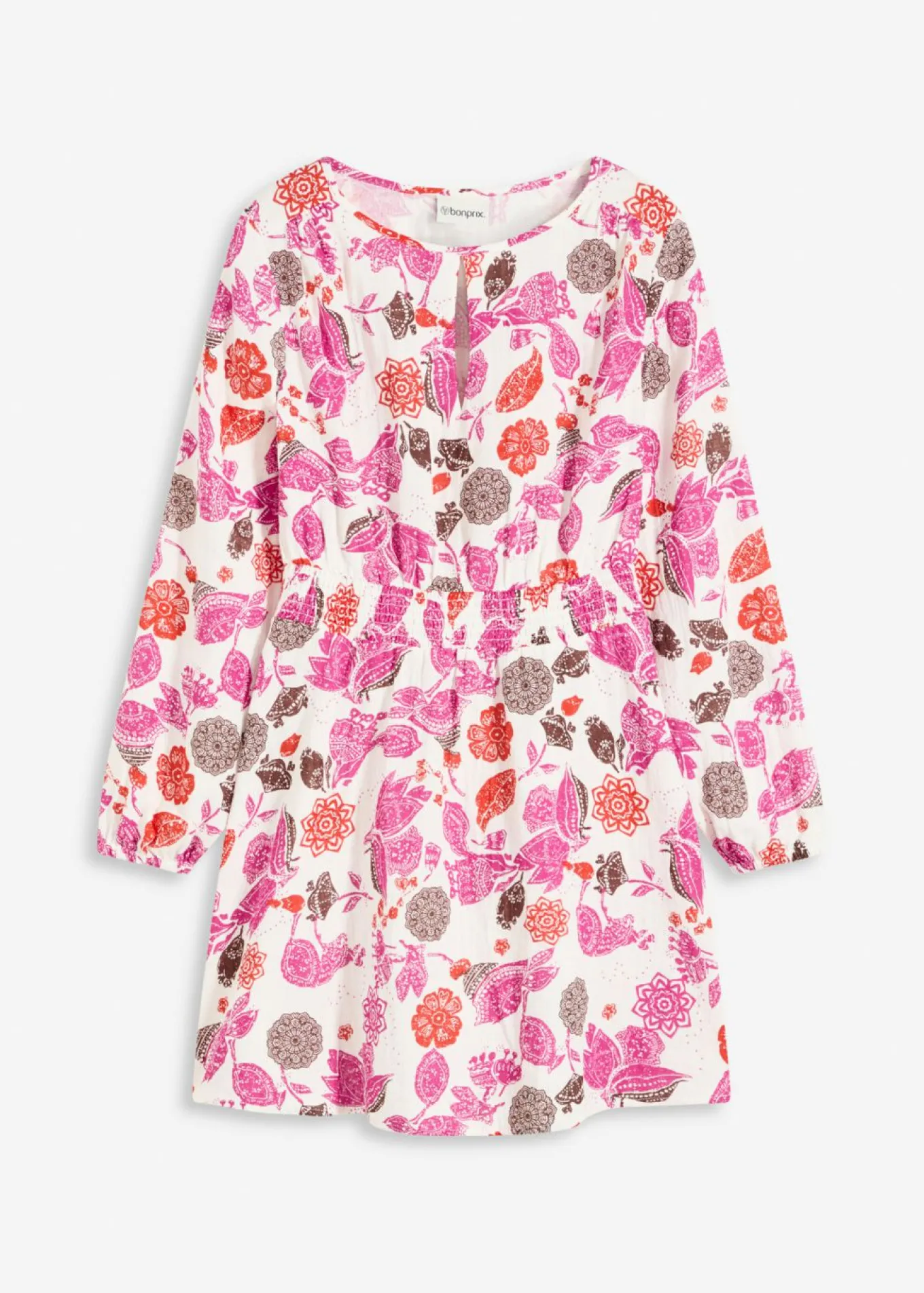 Vestido corto de muselina