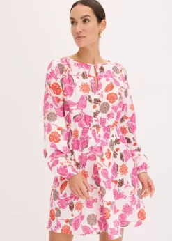 Vestido corto de muselina