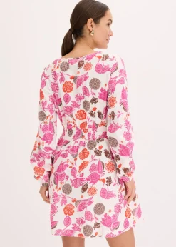 Vestido corto de muselina