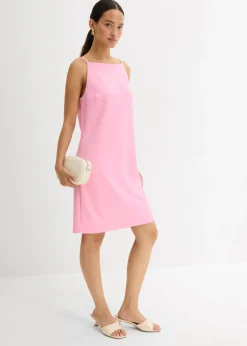 Vestido corto de neopreno fluido