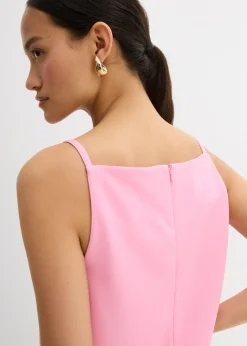 Vestido corto de neopreno fluido