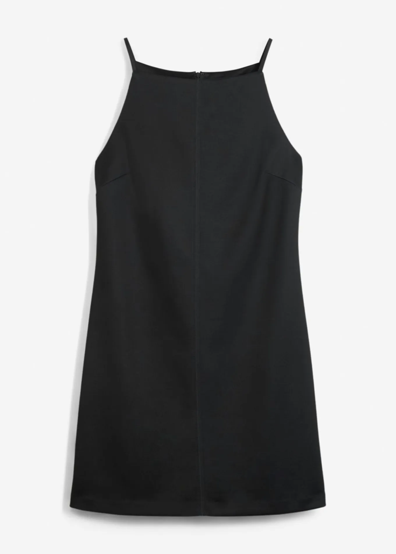 Vestido corto de neopreno fluido
