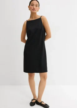 Vestido corto de neopreno fluido
