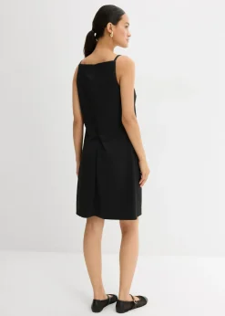Vestido corto de neopreno fluido
