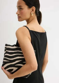 Vestido corto de neopreno fluido