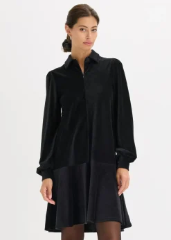 Vestido corto de pana