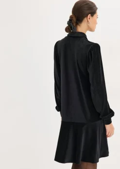 Vestido corto de pana