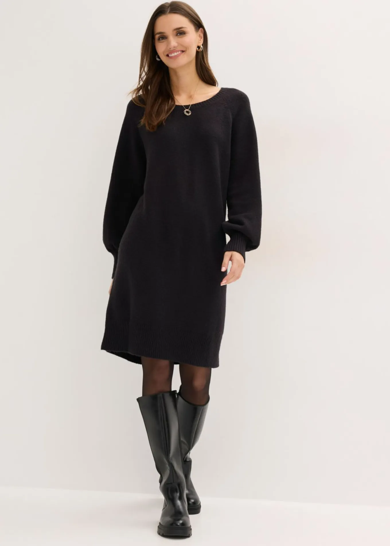 Vestido corto de punto