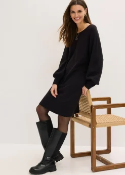 Vestido corto de punto