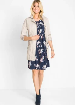 Vestido corto de punto de suave mezcla de viscosa