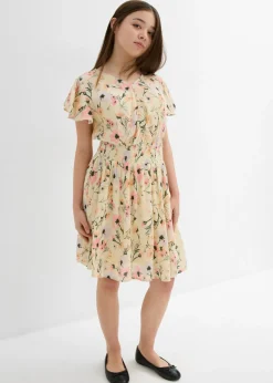 Vestido corto de viscosa fluida