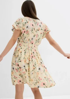 Vestido corto de viscosa fluida