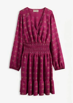 Vestido corto de viscosa fluida