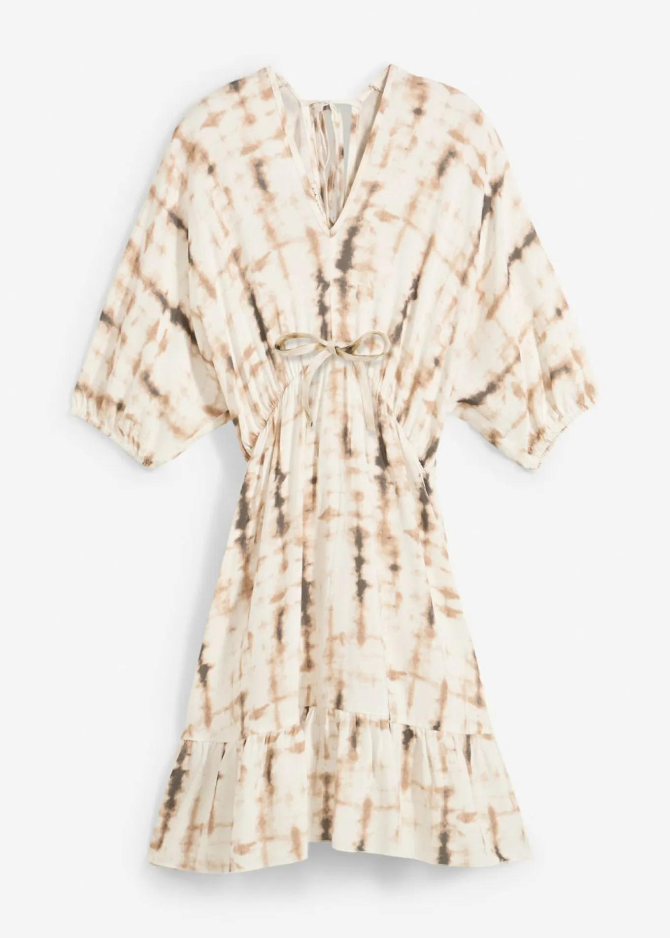 Vestido corto de viscosa fluida