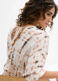 Vestido corto de viscosa fluida