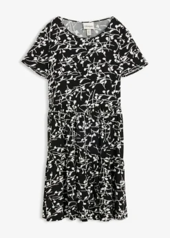 Vestido corto de viscosa fluida