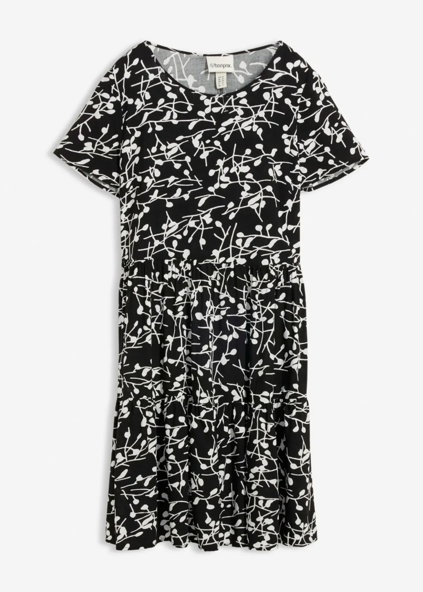 Vestido corto de viscosa fluida