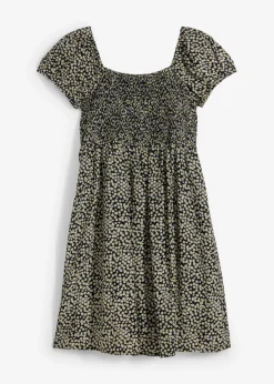 Vestido corto de viscosa fluida