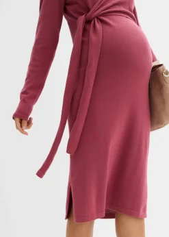 Vestido cruzado de algodón puro para durante y después del embarazo