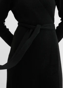 Vestido cruzado de punto para durante y después del embarazo